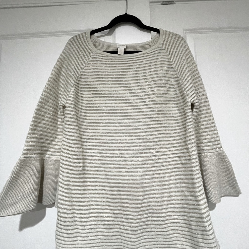 Chicos like new size 2 sparkly sweater